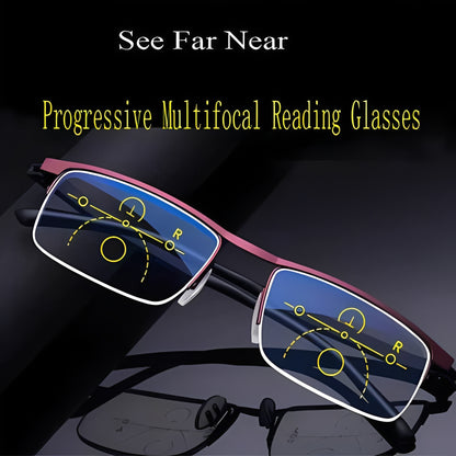 Progressive Sunglasses for Reading and Sun Protection