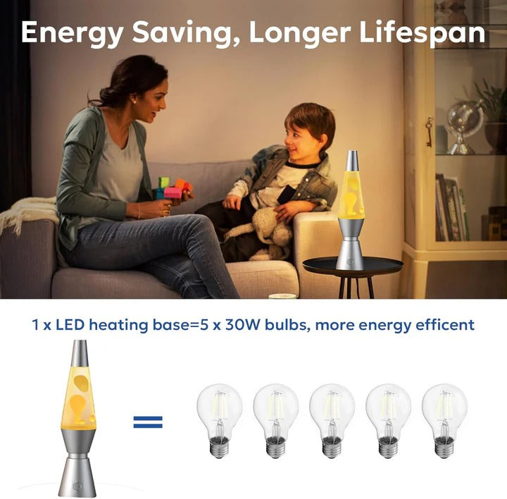 Retro Lava Lamp for Desk and Tabletop