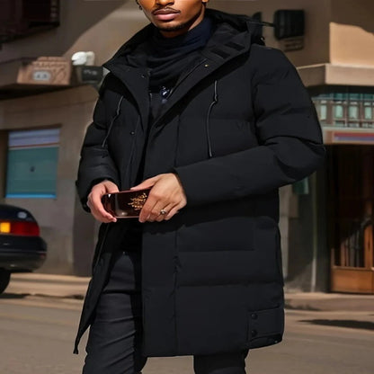 Men's Waterproof Long Jacket for Winter and Snow