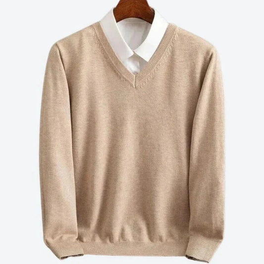 Cashmere Sweater for Men Crew Neck Pullover