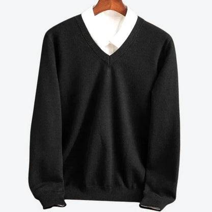 Cashmere Sweater for Men Crew Neck Pullover