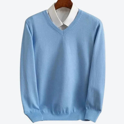 Cashmere Sweater for Men Crew Neck Pullover