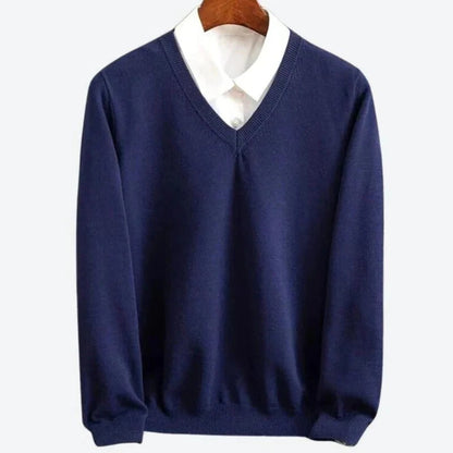 Cashmere Sweater for Men Crew Neck Pullover