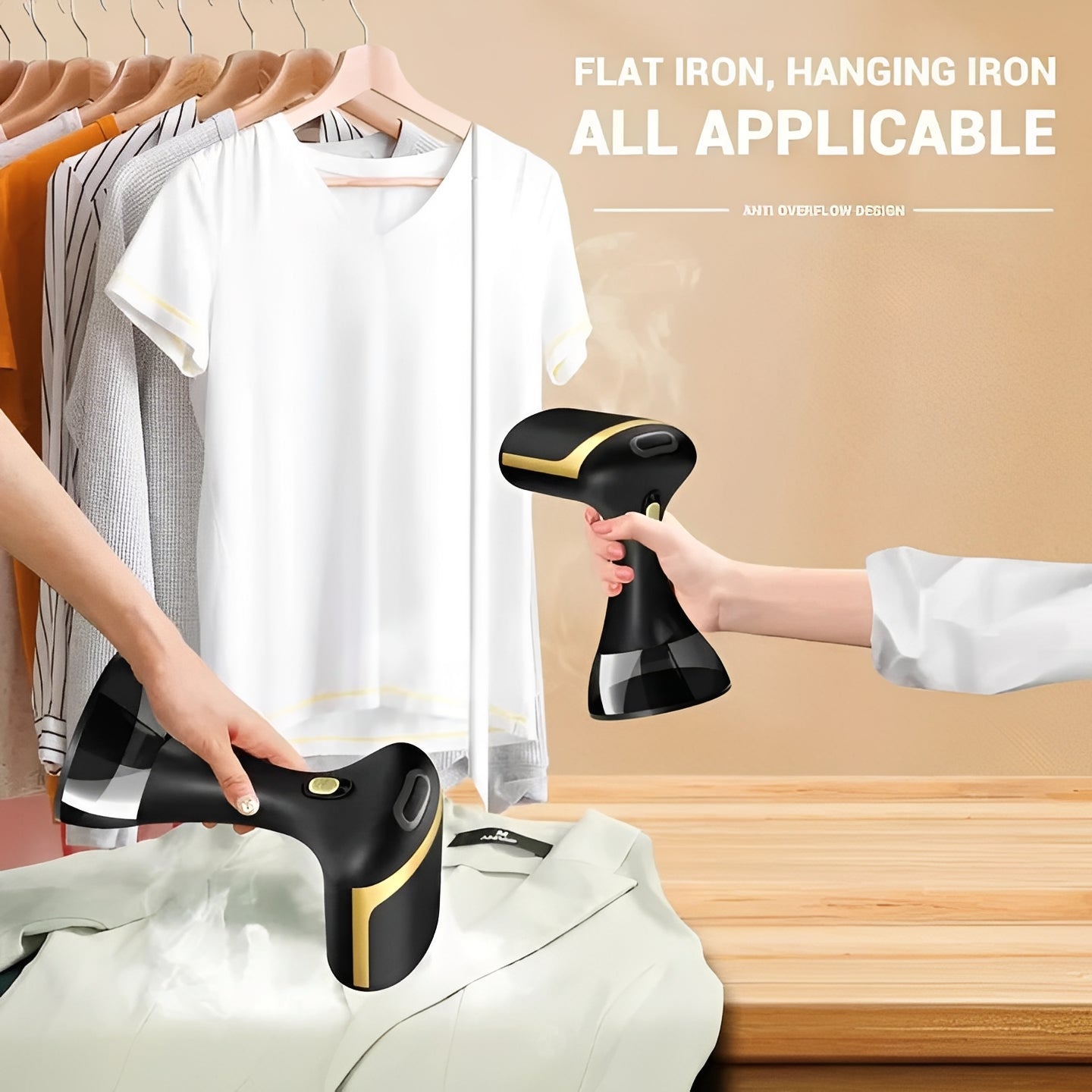 Portable Garment Steamer for Travel and Quick Ironing