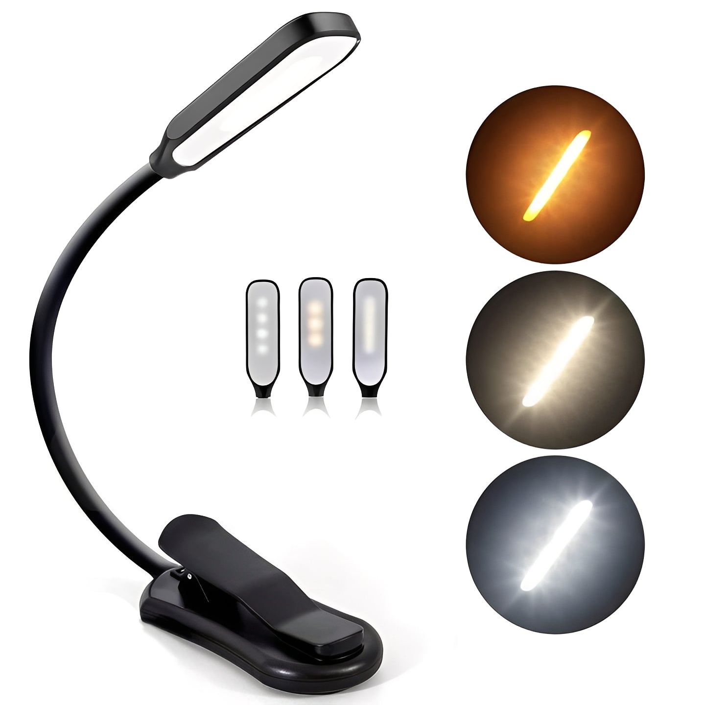 LED Reading Lamp Book Clamp for Eye Protection