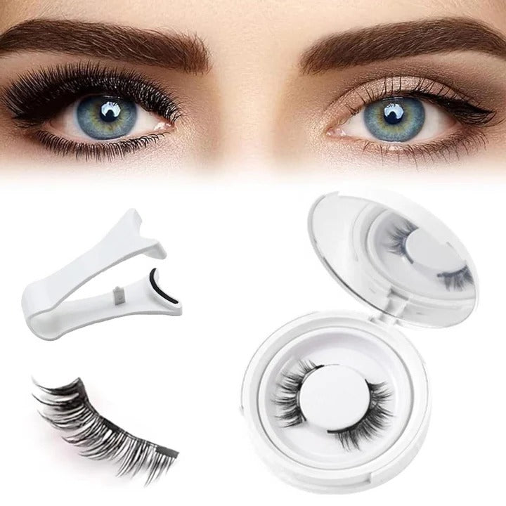 Magnetic Eyelashes Reusable with Tweezer Applicator