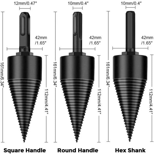Heavy Duty Shank Drill Bit for Firewood and Logs