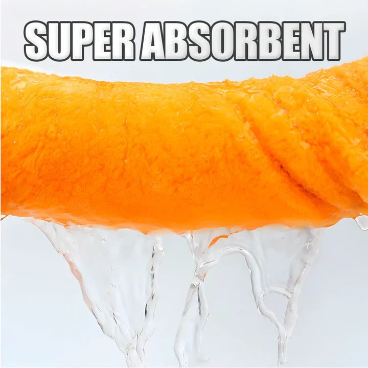 Absorbent Hair Towel Wrap for Drying and Home Use