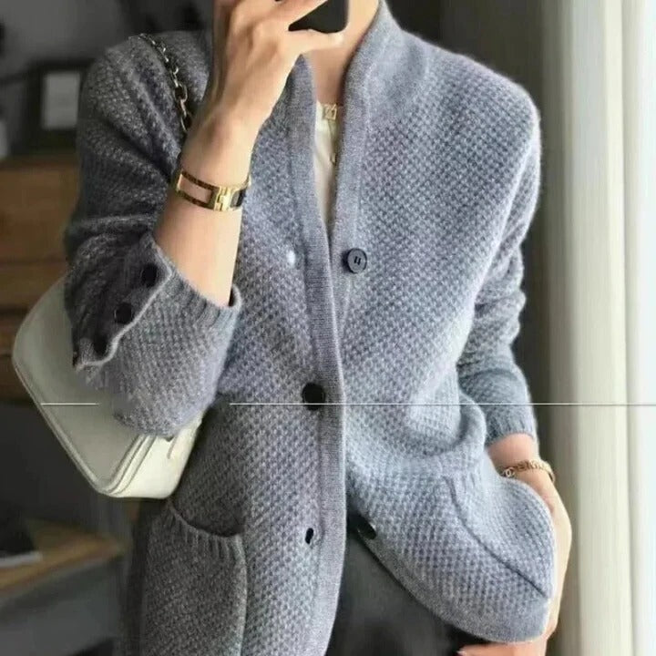 Heavy Wool Sweater Jacket for Winter and Warmth