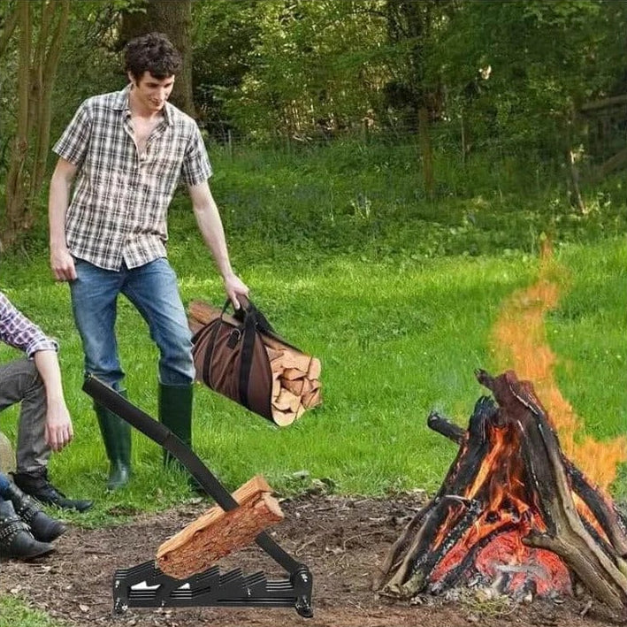 Firewood Kindling Splitter Wall Mounted for Log Splitting