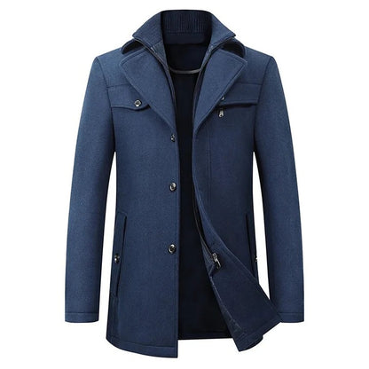 Men's Waterproof Winter Business Coat for Office and Travel