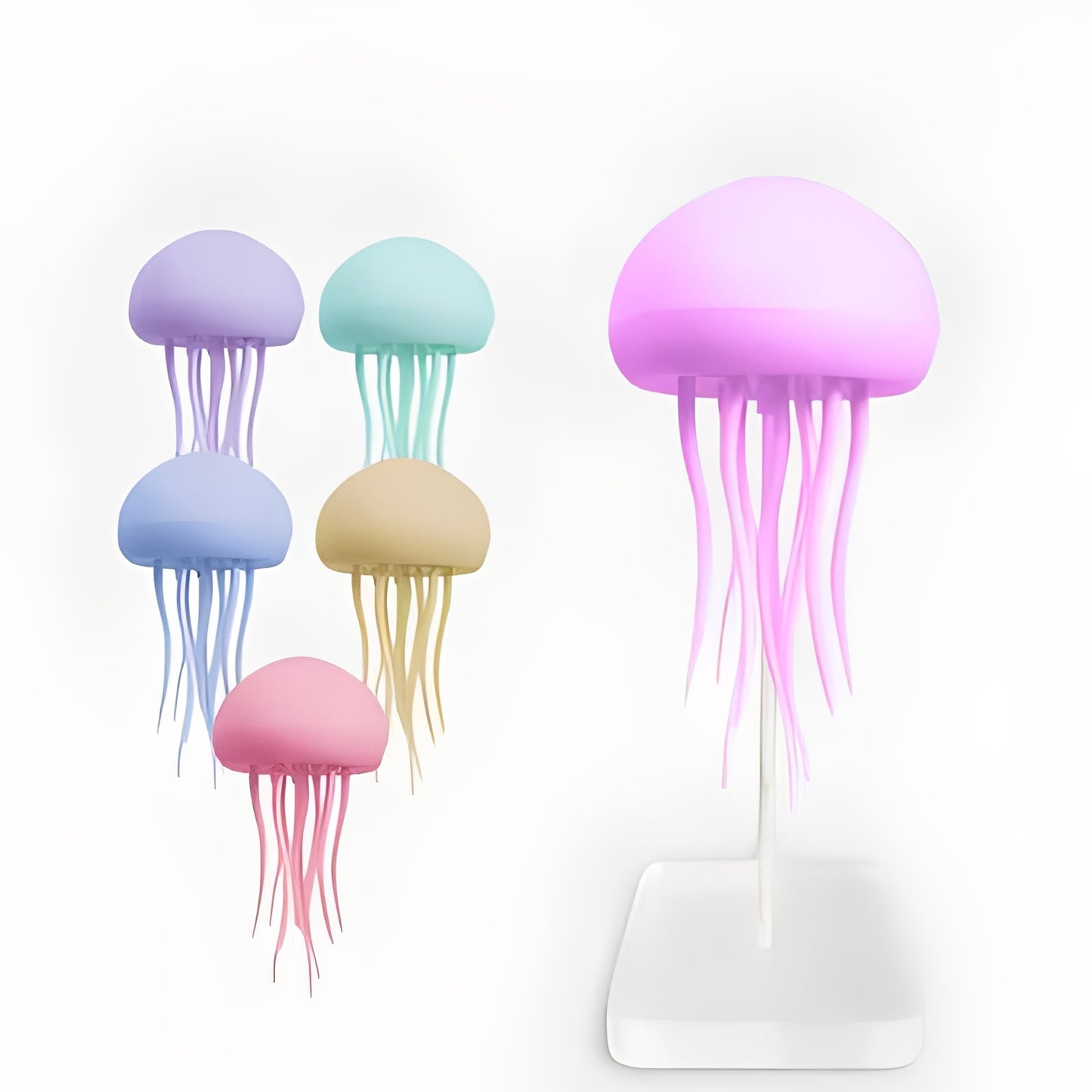 LED Jellyfish Lamp for Desk and Home Decor