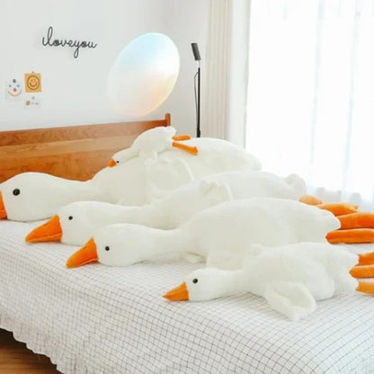 Big Goose Plush Toy for Sleeping and Decorative Pillow
