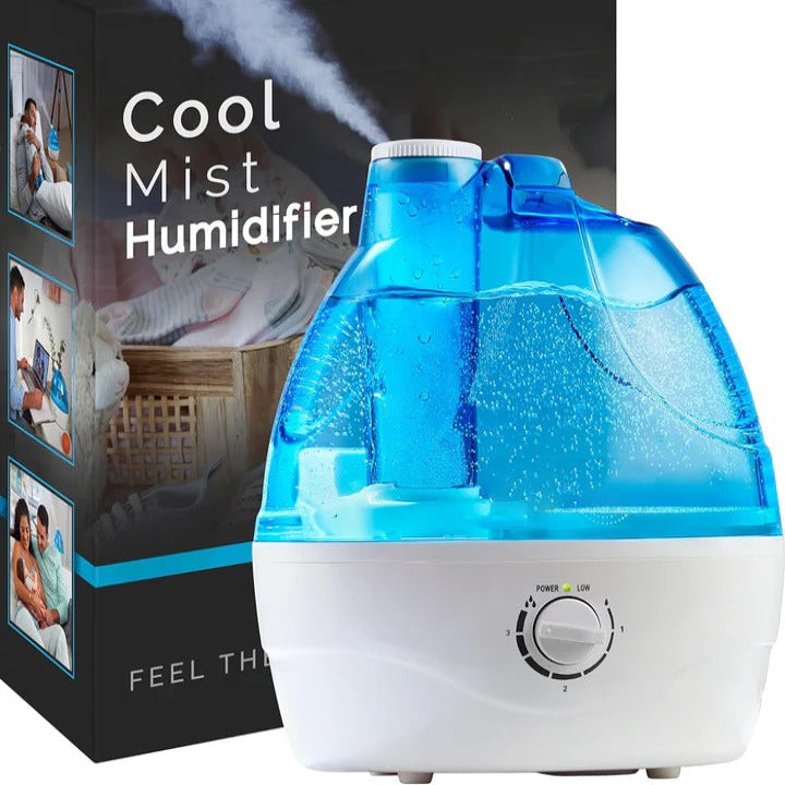 Quiet Cool Mist Humidifier for Office and Desk