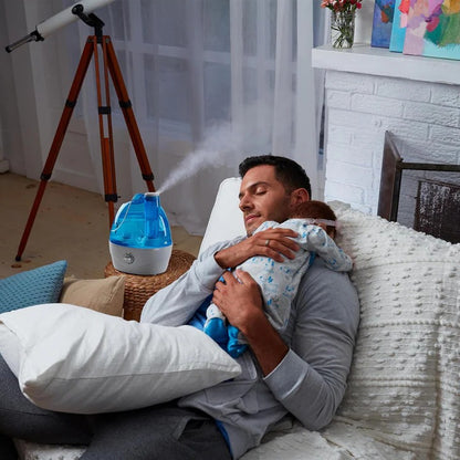 Quiet Cool Mist Humidifier for Office and Desk