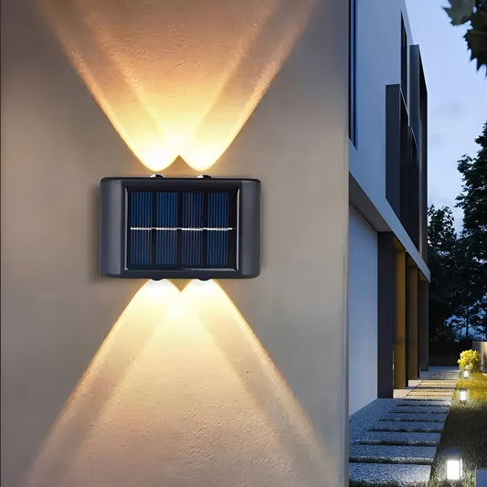 LED Solar Outdoor Wall Light for Home Security