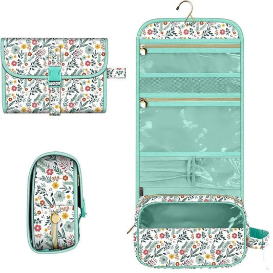 Travel Hanging Makeup Organizer Pouch for Cosmetics and Storage
