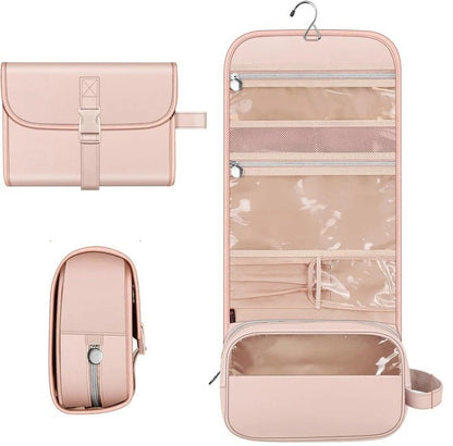 Travel Hanging Makeup Organizer Pouch for Cosmetics and Storage