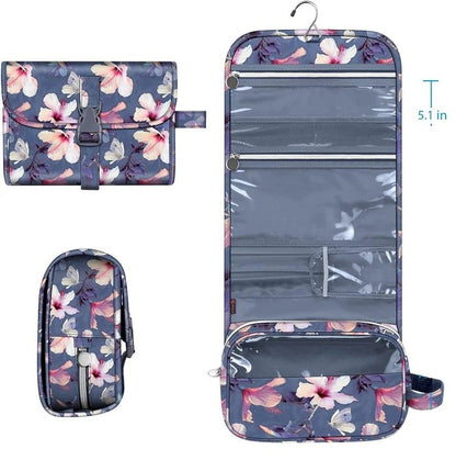 Travel Hanging Makeup Organizer Pouch for Cosmetics and Storage
