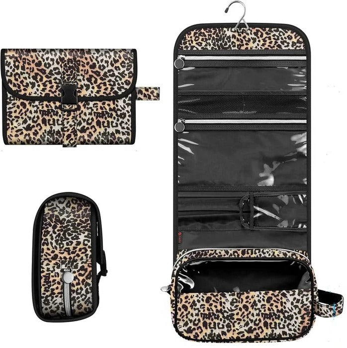 Travel Hanging Makeup Organizer Pouch for Cosmetics and Storage