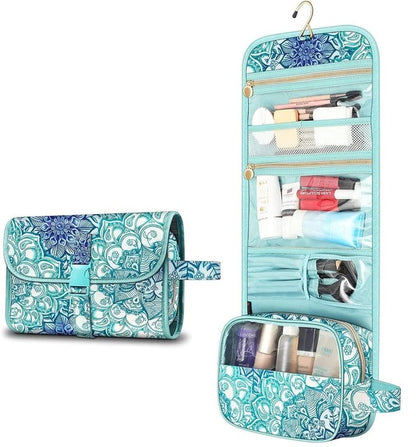 Travel Hanging Makeup Organizer Pouch for Cosmetics and Storage