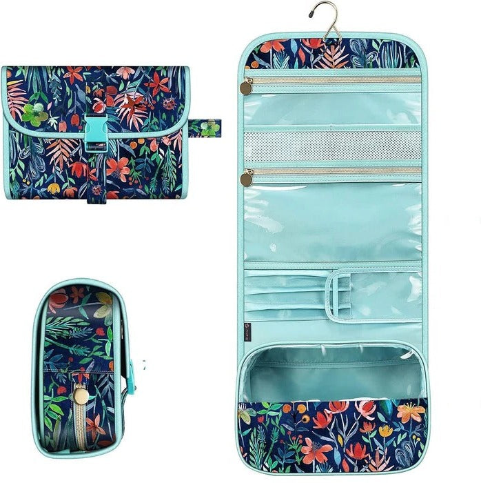 Travel Hanging Makeup Organizer Pouch for Cosmetics and Storage