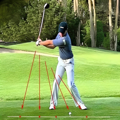 Laser Alignment Golf Swing Aid for Practice and Improvement