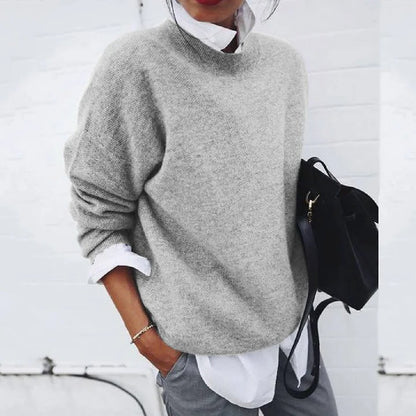 Knitted Pullover Sweater Long Sleeve for Women