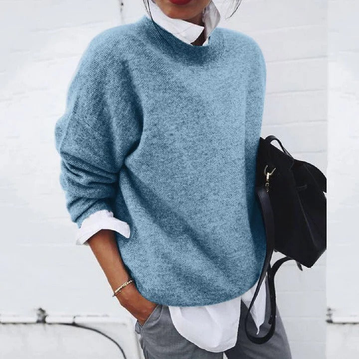 Knitted Pullover Sweater Long Sleeve for Women