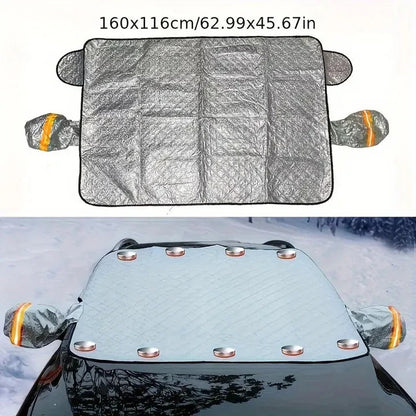 Winter Windshield Cover Magnetic for Snow and Frost Guard