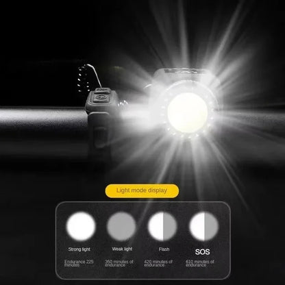 Electric Bike Horn and Front Light Safety Bell for Cycling