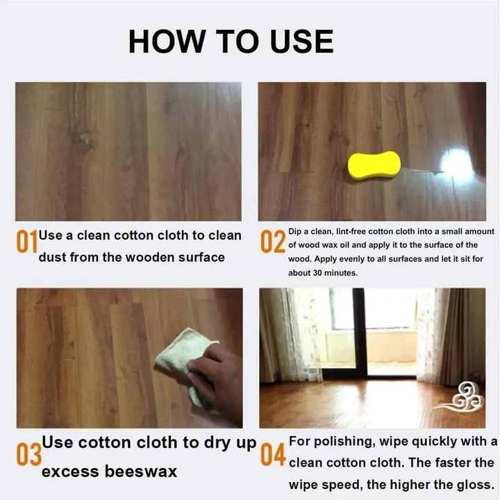 Leather Furniture Salve Set 120ml for Cleaning and Care