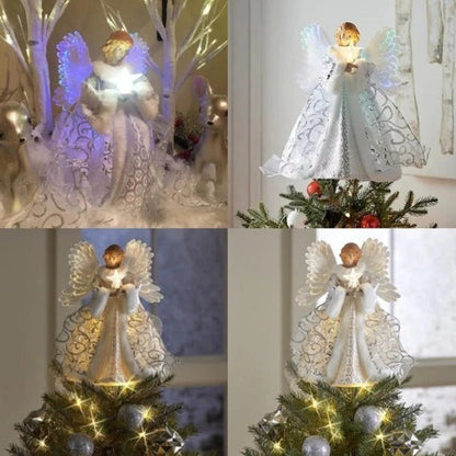 Angel Tree Topper Animated and Lighted for Christmas