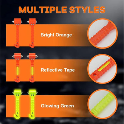 Car Emergency Escape Tool Set of 2 Window Breaker and Seat Belt Cutter