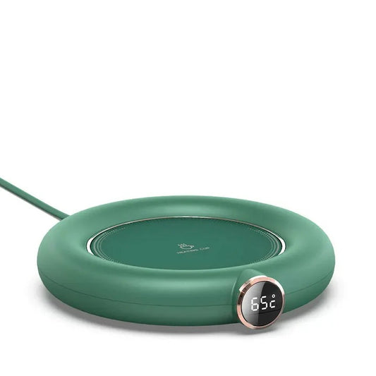 Smart Desk Cup Warmer with Digital Control and Adjustable Temperature