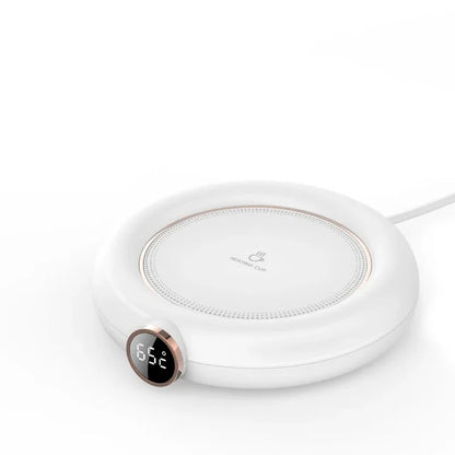 Smart Desk Cup Warmer with Digital Control and Adjustable Temperature