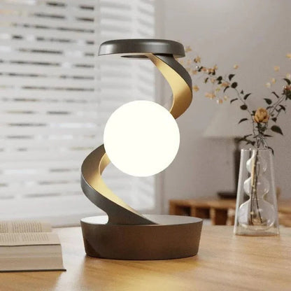 Moon Lamp Floating Desk Light with Gesture Control and Wireless Charger
