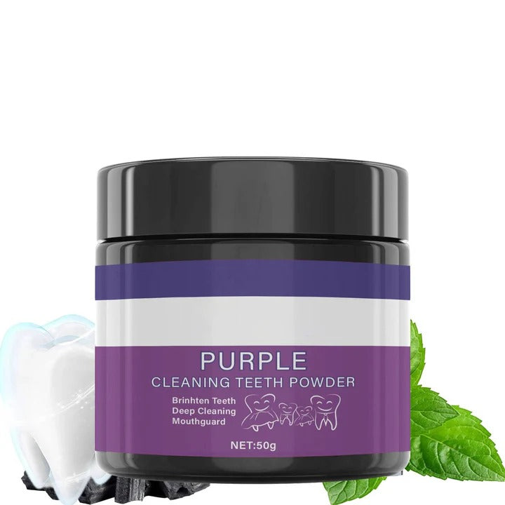 Purple Toothpaste Whitening and Brightening Formula for Teeth