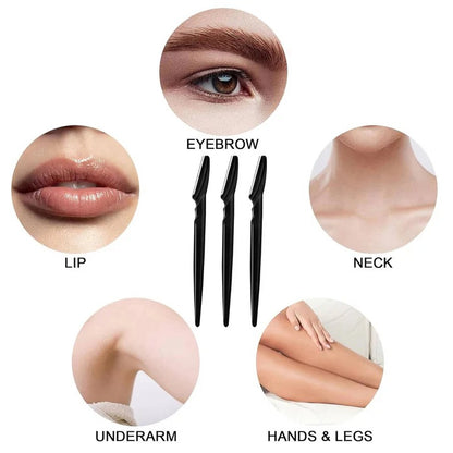 Women Facial Hair Remover Razor 12 Pcs for Dermaplaning