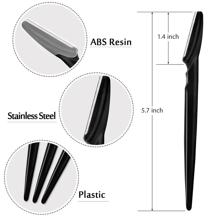 Women Facial Hair Remover Razor 12 Pcs for Dermaplaning