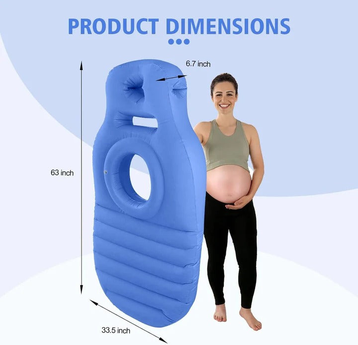 Pregnancy Relief Pillow for Laying on Stomach and Back Support