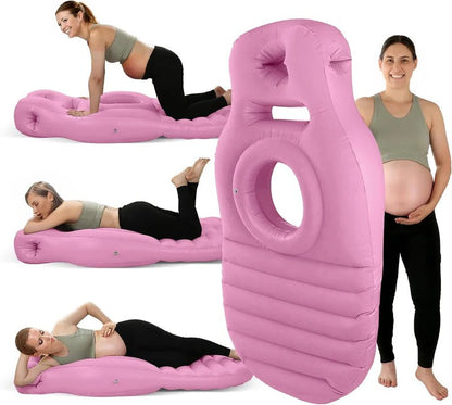 Pregnancy Relief Pillow for Laying on Stomach and Back Support