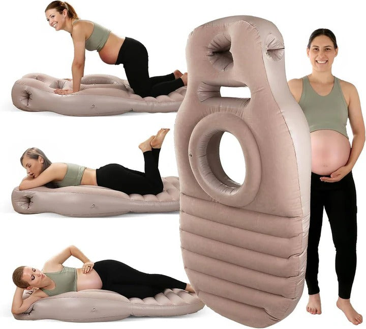 Pregnancy Relief Pillow for Laying on Stomach and Back Support