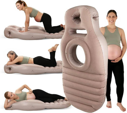 Pregnancy Relief Pillow for Laying on Stomach and Back Support