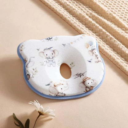 Memory Foam Infant Pillow Prevents Flat Head Anti Deviation and Breathable
