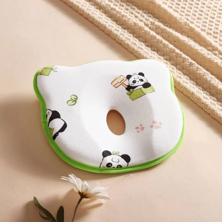 Memory Foam Infant Pillow Prevents Flat Head Anti Deviation and Breathable