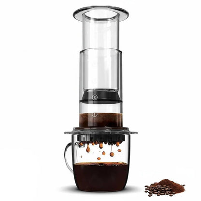 French Press Coffee Maker with Filter and Plunger
