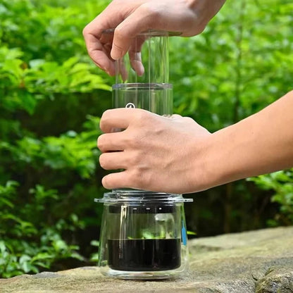 French Press Coffee Maker with Filter and Plunger