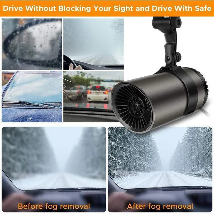 Car Heater Defroster with Fan Portable Plug In for Vehicle