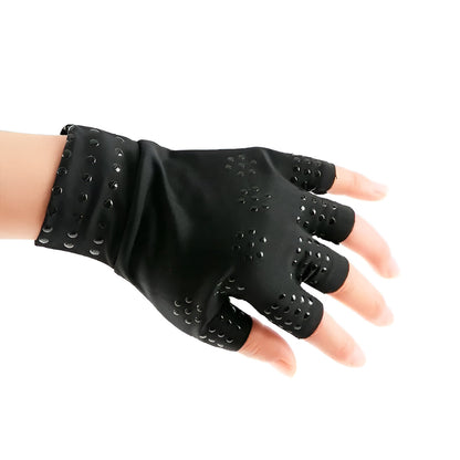 Magnetic Compression Gloves Fingerless for Arthritis Pain and Hand Support